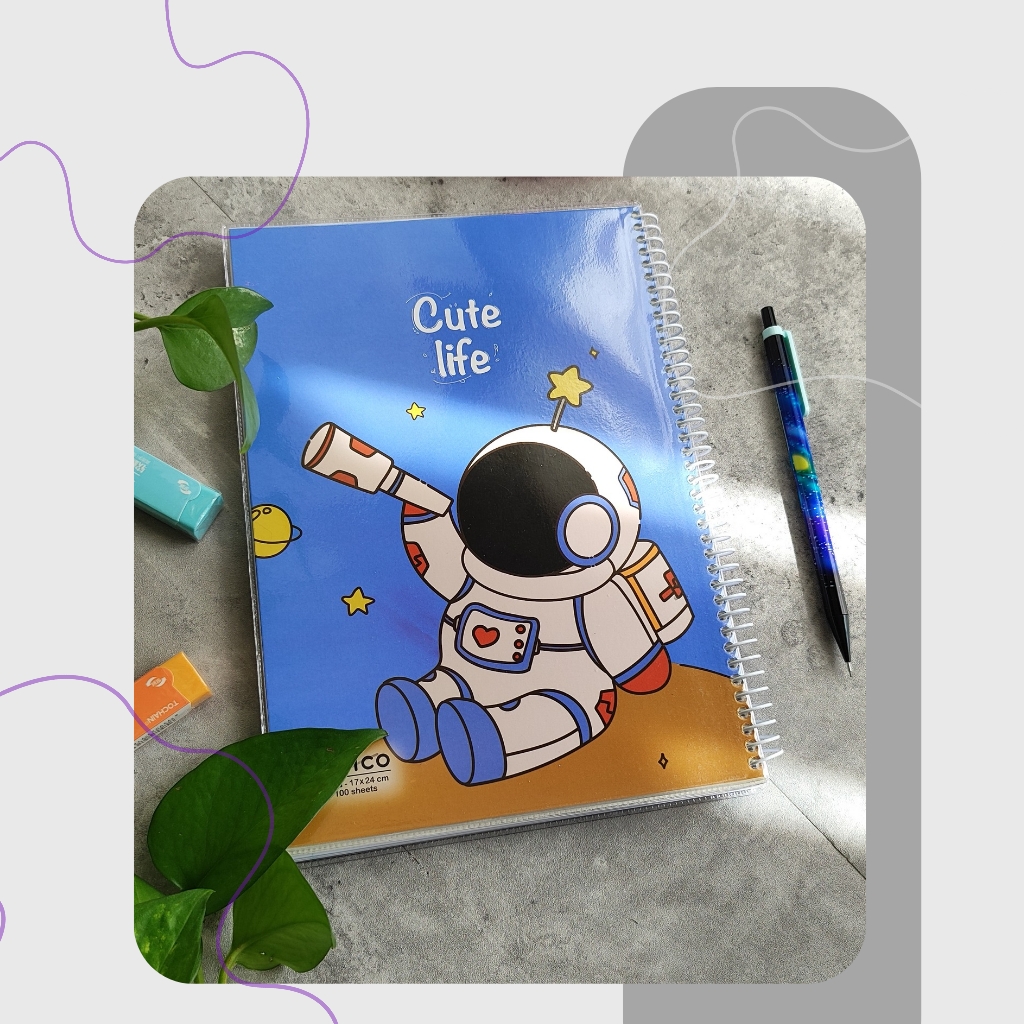 دفتر خط دار مجلد ۱۰۰ برگ