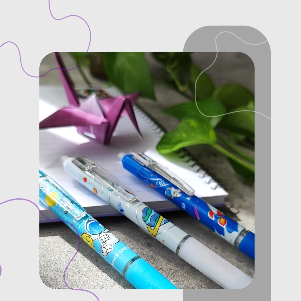 خودکار کلیکی پاک کن دار طرح فضانورد