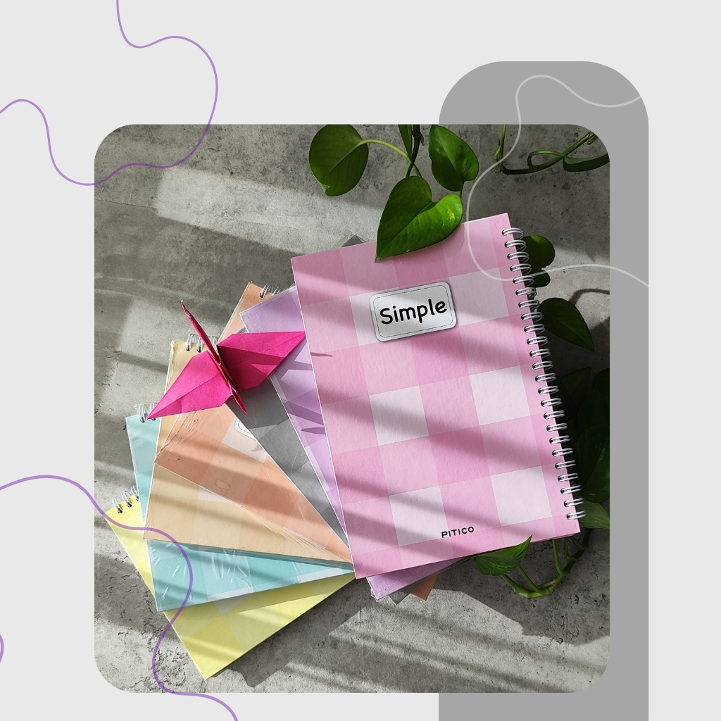 دفتر جلد سخت سری Simple