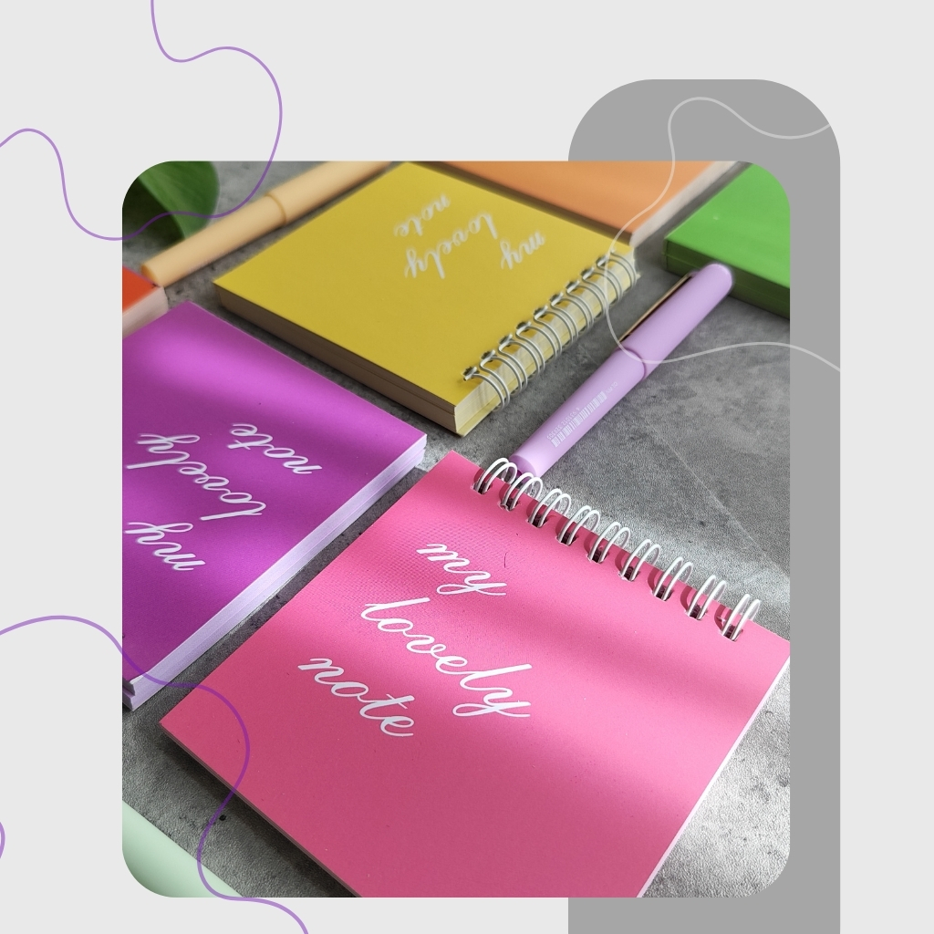 دفترچه یادداشت رنگی