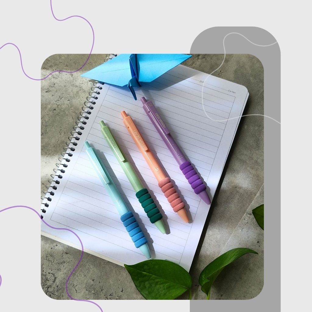 روان نویس گریپ دار فومی طرح دار 1