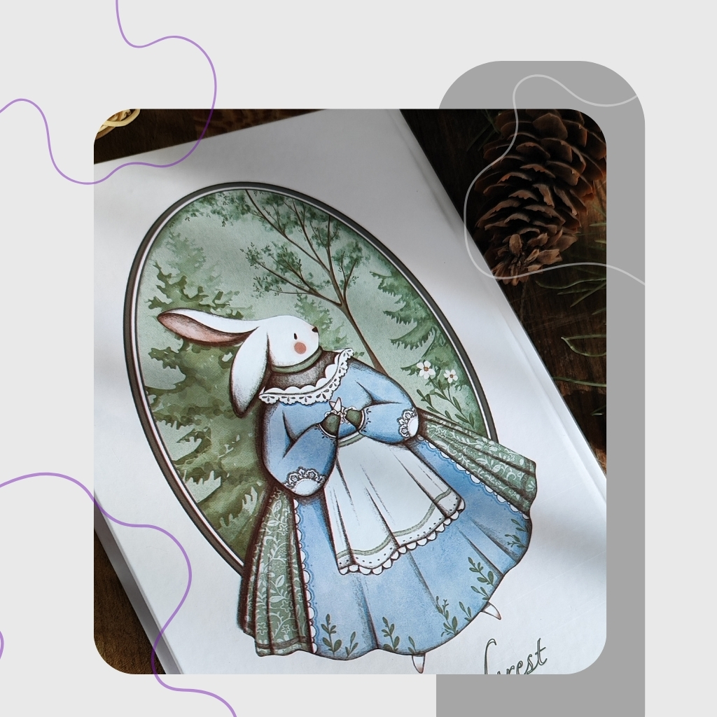 دفتر 100برگ طرح جنگل بلوط