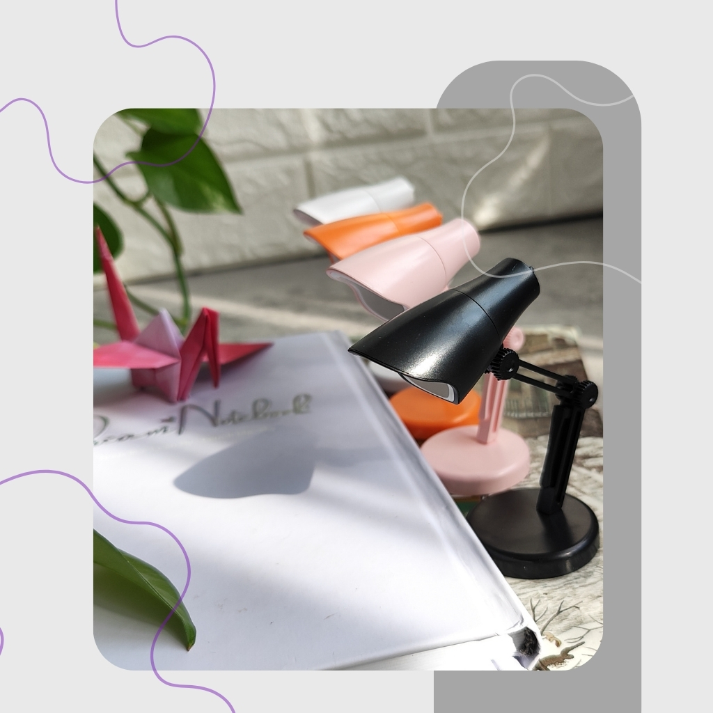 مینی چراغ مطالعه پایه مگنتی و گیره دار