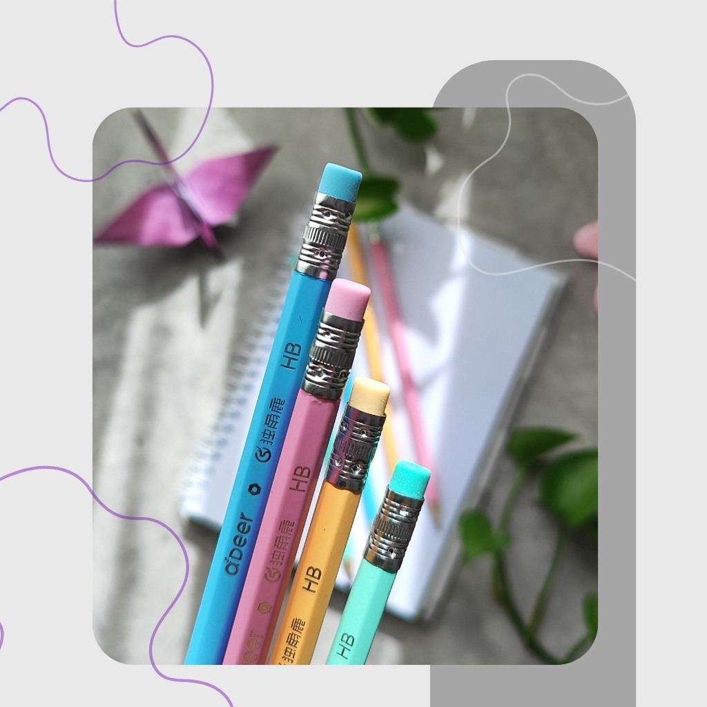 مداد سیاه پاک‌‌کن‌دار پاستلی